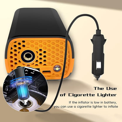 Tire Inflator Portable Air Compressor, Air Pump - Image 5