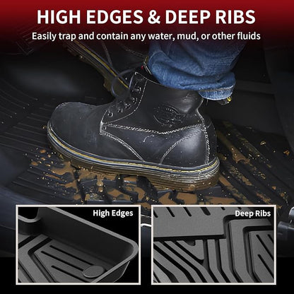 LASFIT Floor Mats for Honda Civic Sedan 2016-2021 & Hatchback 2017-2021 & Coupe - Image 3