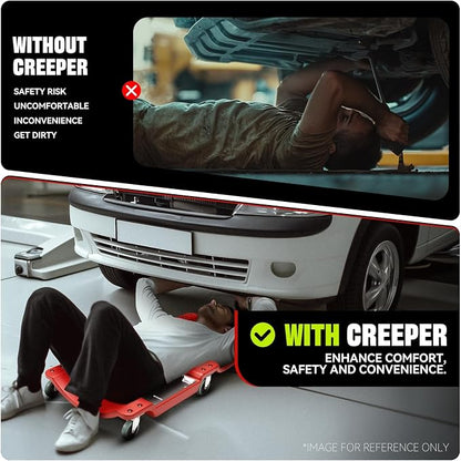 Auto Dynasty 40 Inches Mechanic Creeper, Automotive Garage Repair Low Profile - Image 6