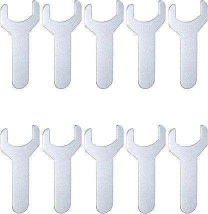 HARFINGTON 10pcs Small Wrench 22x70x1.5mm Metric U-Shaped Single Open Ended by HARFINGTON