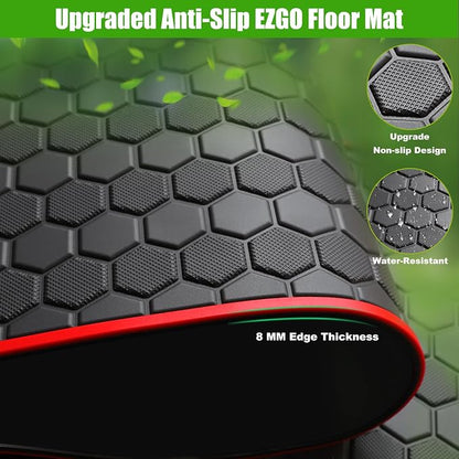 EZGO TXT Golf Cart Full Coverage Floor Liner Mat, fits EZGO TXT, Express S4 - Image 3