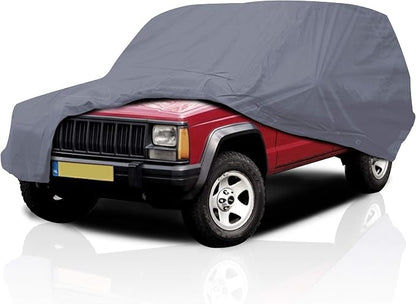 USCarCover 5 Layer All Weather Protection, Breathable Car Cover by DASHIELD