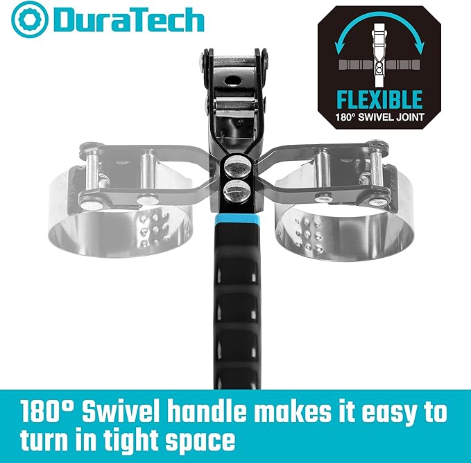 DURATECH Standard Swivel Oil Filter Wrench, Oil Filter Removal Tool, Fits - Image 4