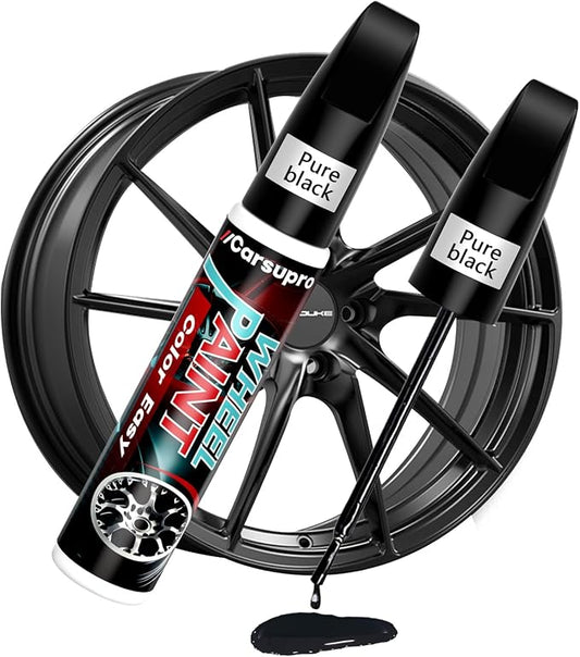 Gloss Black Wheel Repair Kit | Touch Up Paint Pen by Carsupro