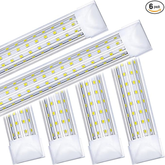 4FT LED Shop Light, 65W 5000K Daylight White 7500LM Super Bright T8 Integrated by FTUBET