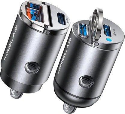 MRGLAS 90W USB C Car Charger, Cigarette Lighter Compatible by MRGLAS