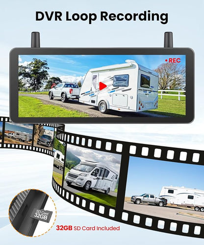 AUTO VOX Wireless Backup Camera Solar Magnetic: - Image 6