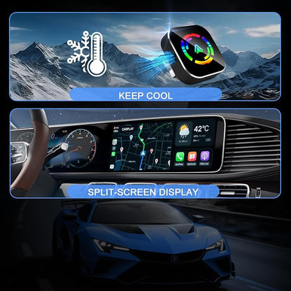 Wireless CarPlay Adapter for iPhone, 2025 Upgraded Wired to Wireless for Apple - Image 8