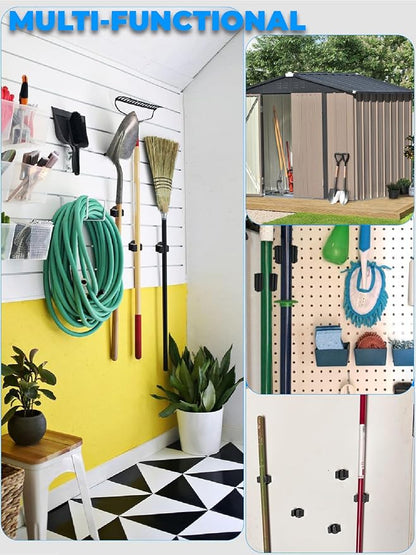 Magnetic Broom Mount, Mop Holder Magnetic No Drilling Magnetic Tool Holder Wall - Image 6