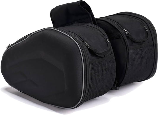 Motorcycle Saddlebags, 36L-58L Expandable Capacity, Motorcycle Panniers by Spartanist-USSmallFamilyBusiness