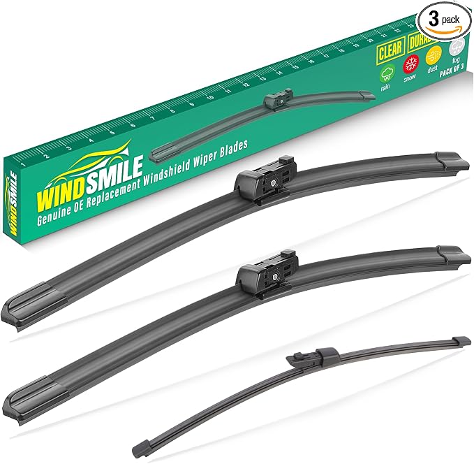 26" 18" 11" Windshield Wiper Blades Replacement by WINDSMILE