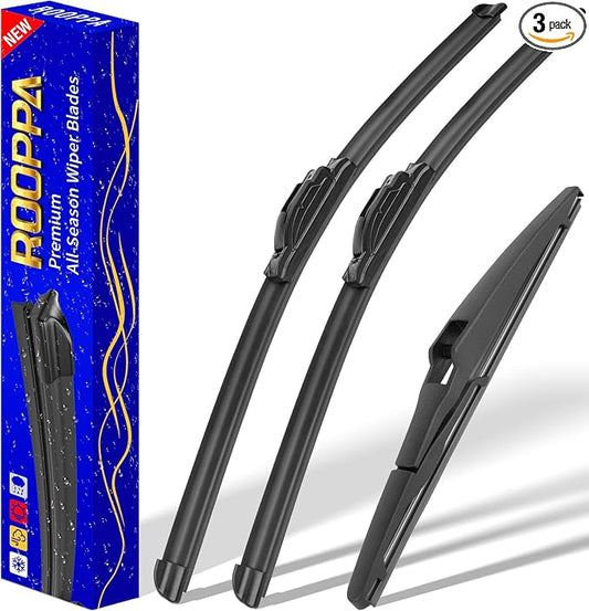 3 wipers Replacement for 2020-2022 2023 Toyota highlander, Windshield Wiper by ROOPPA