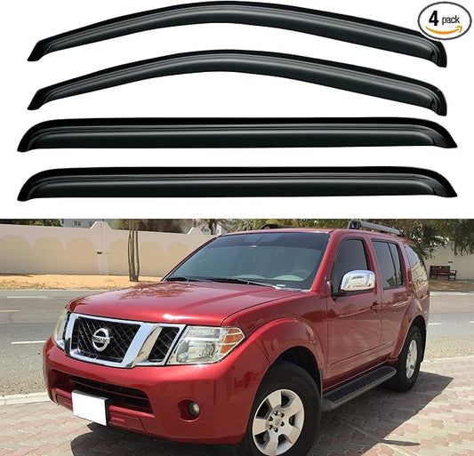 Window Visors Rain Guards Shield by YQAUTEC