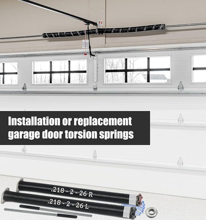Garage Door Torsion Spring Set, Pair of 2" Electrophoresis Coated Garage Door - Image 7