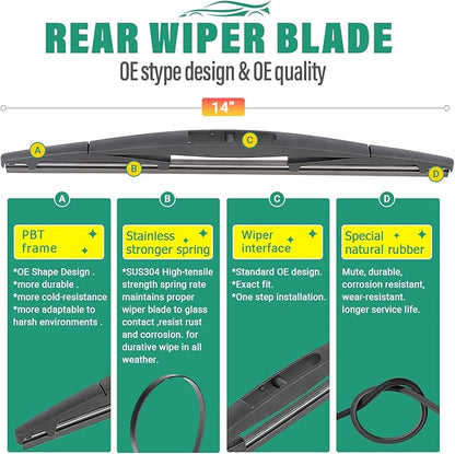 26" 16" 14" Windshield Wiper Blades Replacement - Image 4