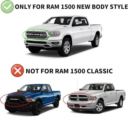 Window Visors Rain Guards for 2019-2025 Dodge Ram 1500 Quad Cab, Window Vent - Image 2
