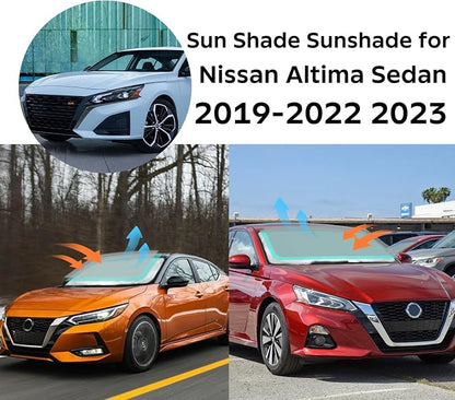 INSAUTO for Altima 2024 Windshield Sun Shade Sunshade for Nissan Altima Sedan - Image 2