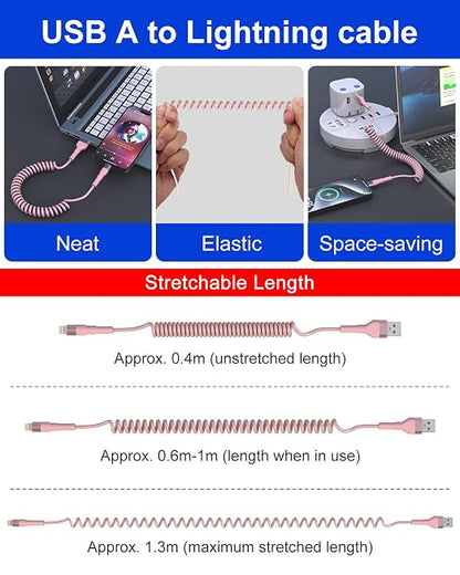 Pink Car Charger Cable - Image 6