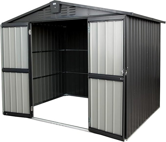 IKERY Galvanized Steel Storage Shed by IKERY