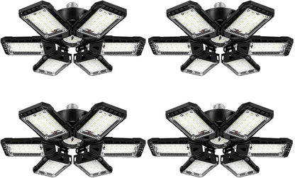 LED Garage Lights 4 Pack -180W, 18000LM 6500K Led Shop Light by Aoretic