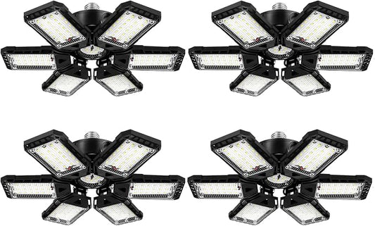 LED Garage Lights 4 Pack -180W, 18000LM 6500K Led Shop Light by Aoretic