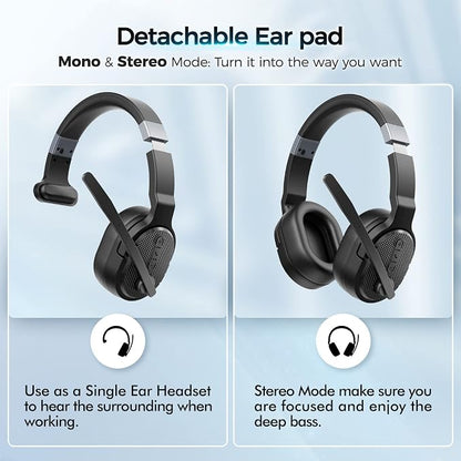 Trucker Bluetooth Headset, Wireless Headsets - Image 2