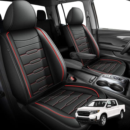 Seat Covers Fit for Honda Ridgeline 2006-2024 2025: Crew Cab 5 Seats Car Seat by AOMSAZTO