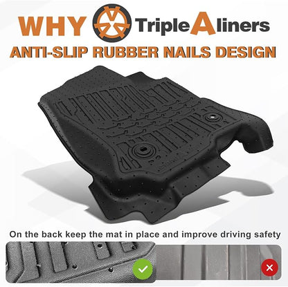 TripleAliners Floor Mats All Weather Liners Fit - Image 5