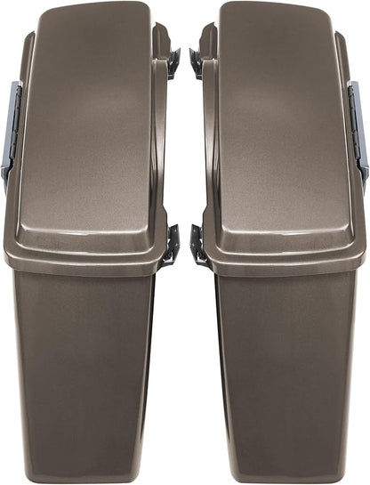 Green-L Hard Saddlebags Fit for Harley Touring Electra Glide Street Glide Road - Image 4