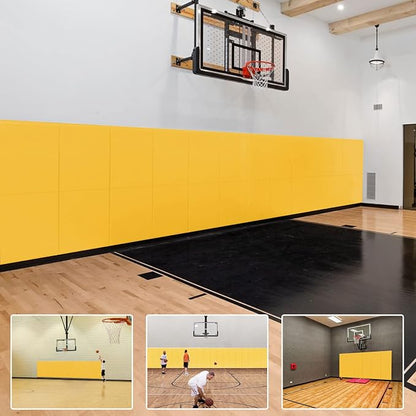 PROGOAL 2"/4" Thick Foam Protection Wall Pad，Gym Basketball-Court by PROGOAL