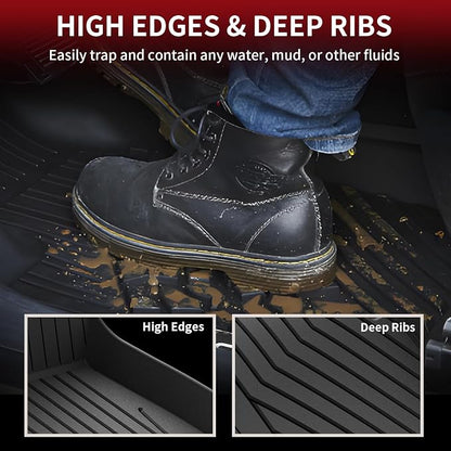 LASFIT Floor Mats for Mercedes Benz E Class 2017-2023 Fit Sedan & Wagon Only - Image 3