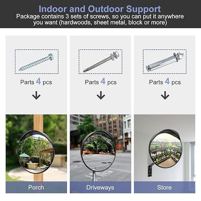 moveland 18 Inch Convex Security Mirror - Image 7
