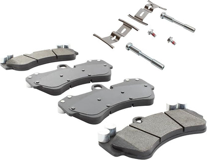 Premium Semi-Metallic Front Brake Pads Compatible - Image 2