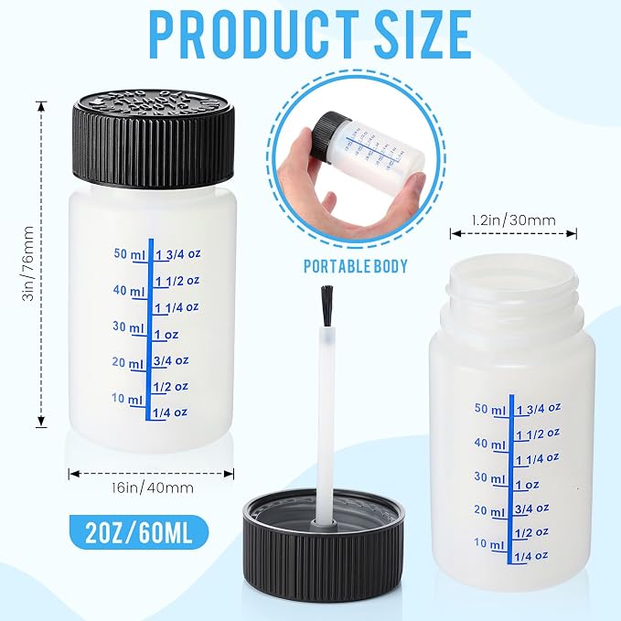 Mumufy 180 Pcs Paint Touch up Paint Bottles - Image 2