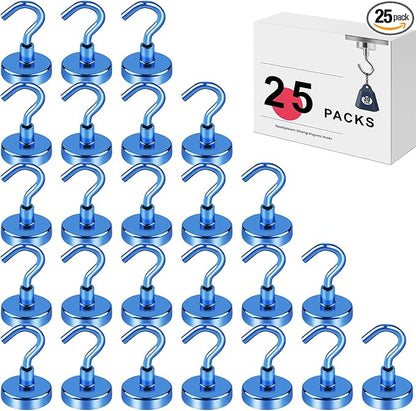 LOVIMAG Magnetic Hooks for Cruise Cabins, 40lbs Blue Magnetic Hooks for by LOVIMAG