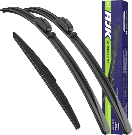 AJK Wiper Blades for Honda CR-V 2012 2013 2014 2015 2016, 2 Piece All Weather by AJK