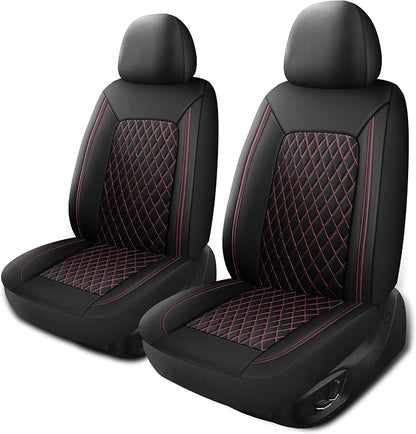 Car Seat Cover, Breathable and Waterproof Leather Seat Covers, Luxury PU by HChengkikz