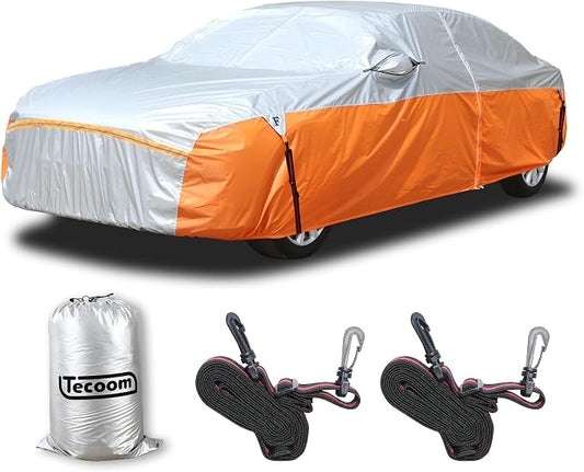 Tecoom Car Cover Waterproof All Weather, Windproof Storm Full Exterior Covers by Tecoom