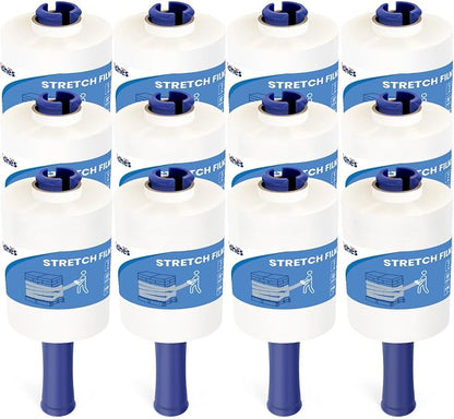 ADHES Mini Hand Stretch Wrap Film, 5 Inch x 1000 Feet, Shrink Wrap Roll by ADHESTAPEPERSUITOFPERFECTION