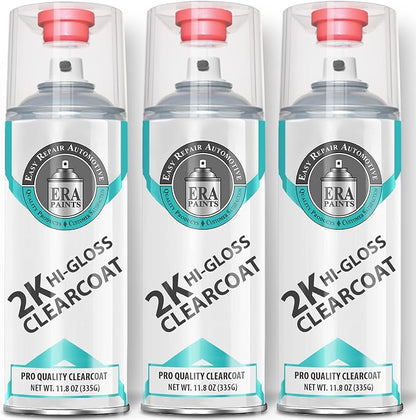 ERA Paints 2K High Gloss Automotive Clear Coat Spray/Aerosol Can – Professional by ERAPaints-AutomotiveTouchUpPaint