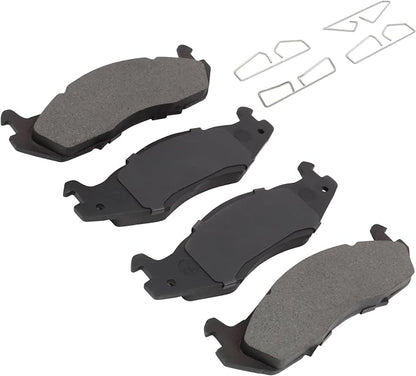 Premium Semi-Metallic Front Brake Pads Compatible - Image 2