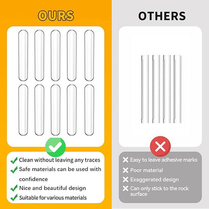 8pcs, Wall Bumpers, Furniture Bumpers, Door Stoppers, Silencing pad, Anti - Image 4