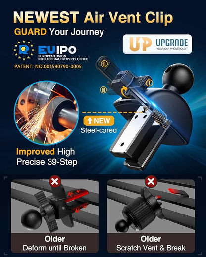 VANMASS Universal Car Phone Mount Dashboard Phone Holder, Handsfree Windshield - Image 8