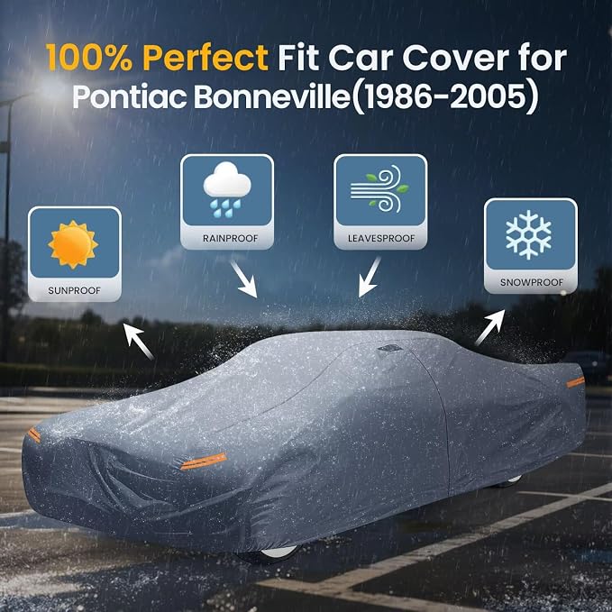 Waterproof Pontiac Bonneville Car Cover - Image 3