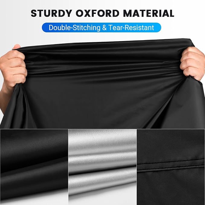 Favoto Motorcycle Cover 104 inches Length All Season Universal Weather - Image 3