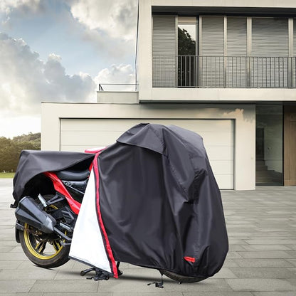 Motorcycle Cover, Waterproof Zipper Outdoor Cover - Image 8