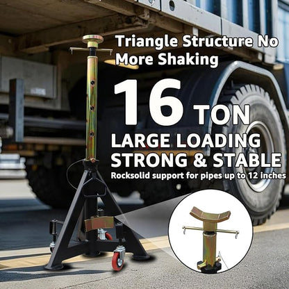 BESTOOL 16 Ton Heavy Duty Jack Stands – 35, 000 lbs Capacity, Adjustable 26" to - Image 3
