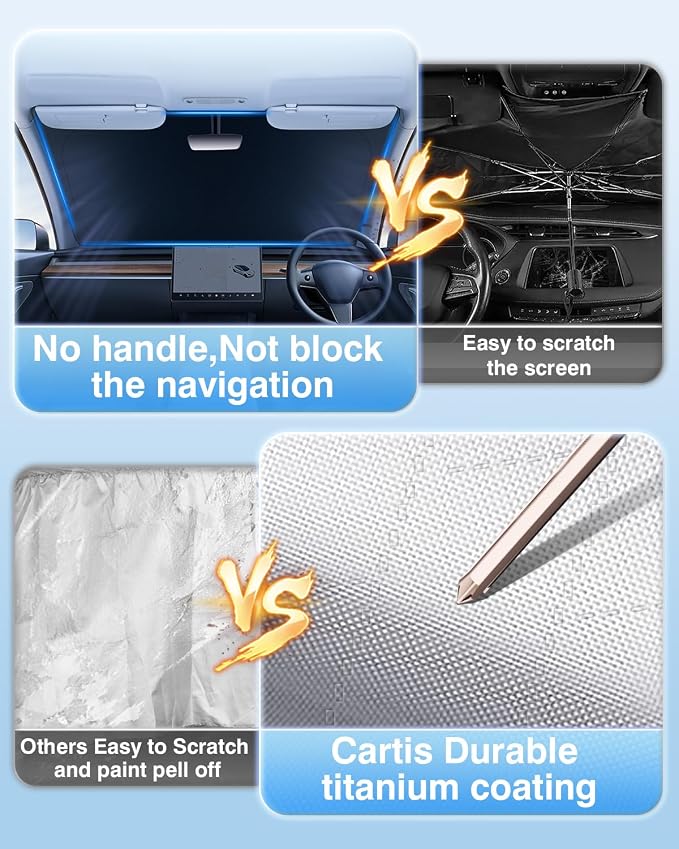 5-Layer Cartist Windshield Sun Shade Custom Fit - Image 5