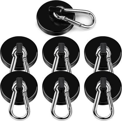 DIYMAG Black Magnetic Hooks, 110LBS Strong Heavy Duty Neodymium Magnet Hooks by DIYMAG