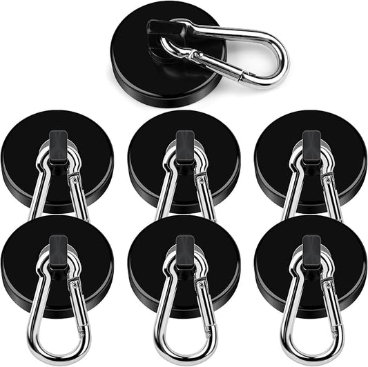 DIYMAG Black Magnetic Hooks, 110LBS Strong Heavy Duty Neodymium Magnet Hooks by DIYMAG